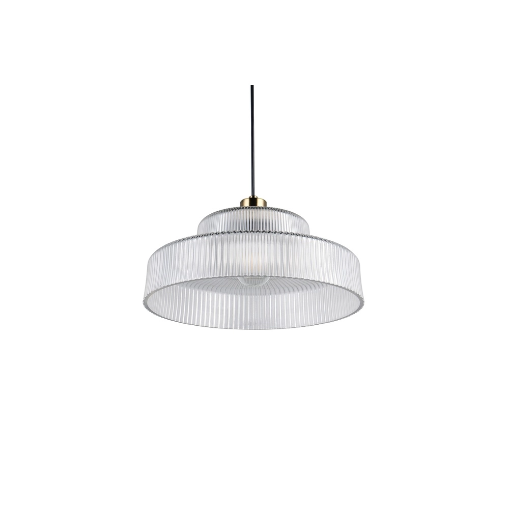 Klassieke hanglamp Abella transparant glas Trio 4017807677706