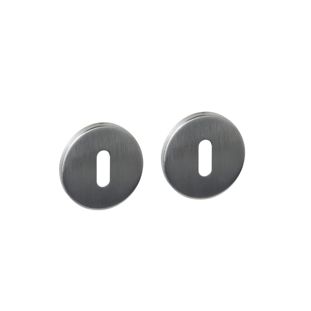 Set van 2 sleutelrozetten Tira rond RVS Ø 52mm