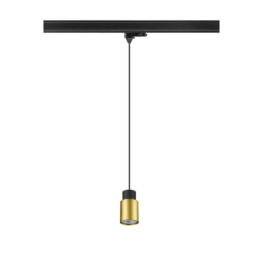 Pendel voor rail Puri 2.0 Tube zwart-goud 3-fase SLV 4024163294508