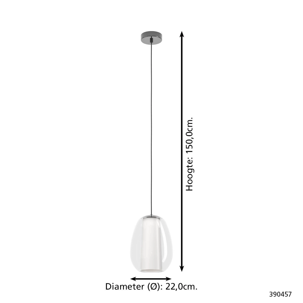 Design hanglamp Menorca grijs Ø 22cm Stars of Light 9008606359981