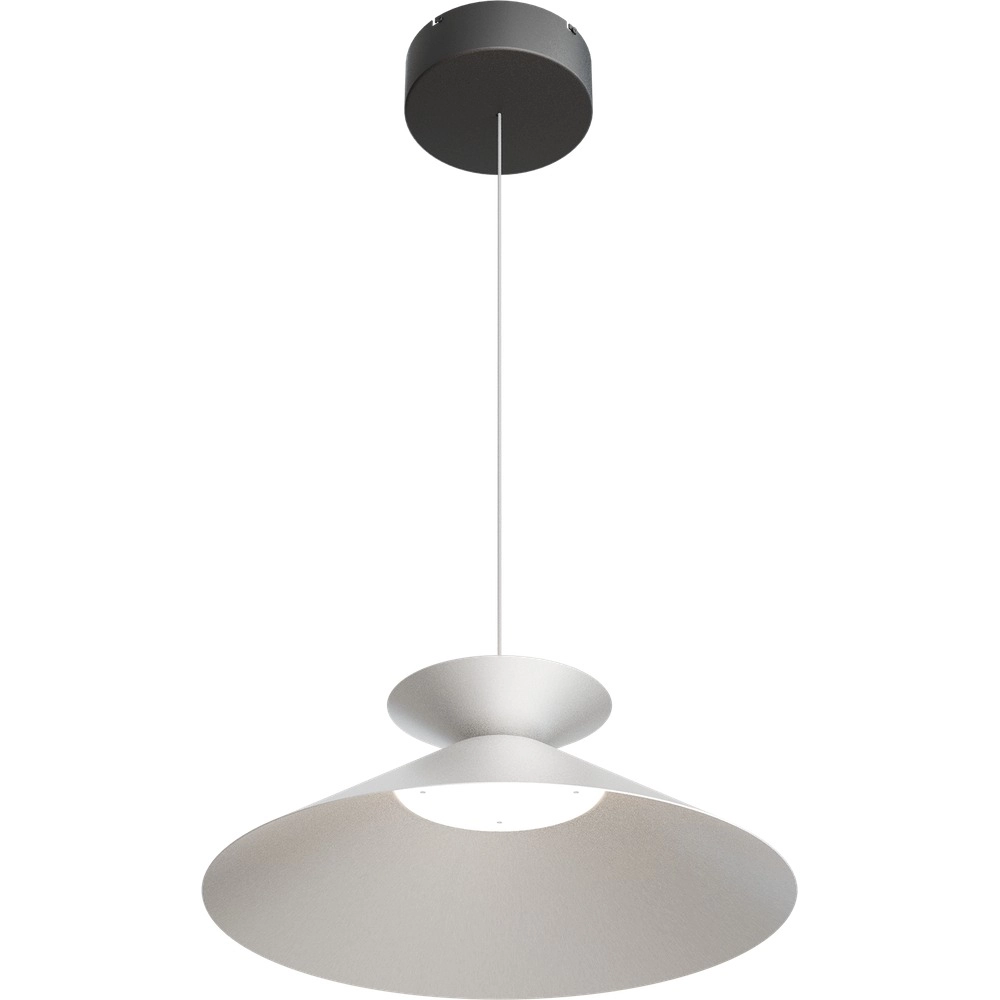Hanglamp Ceppo zwart met nikkel Ø 45cm met uplight