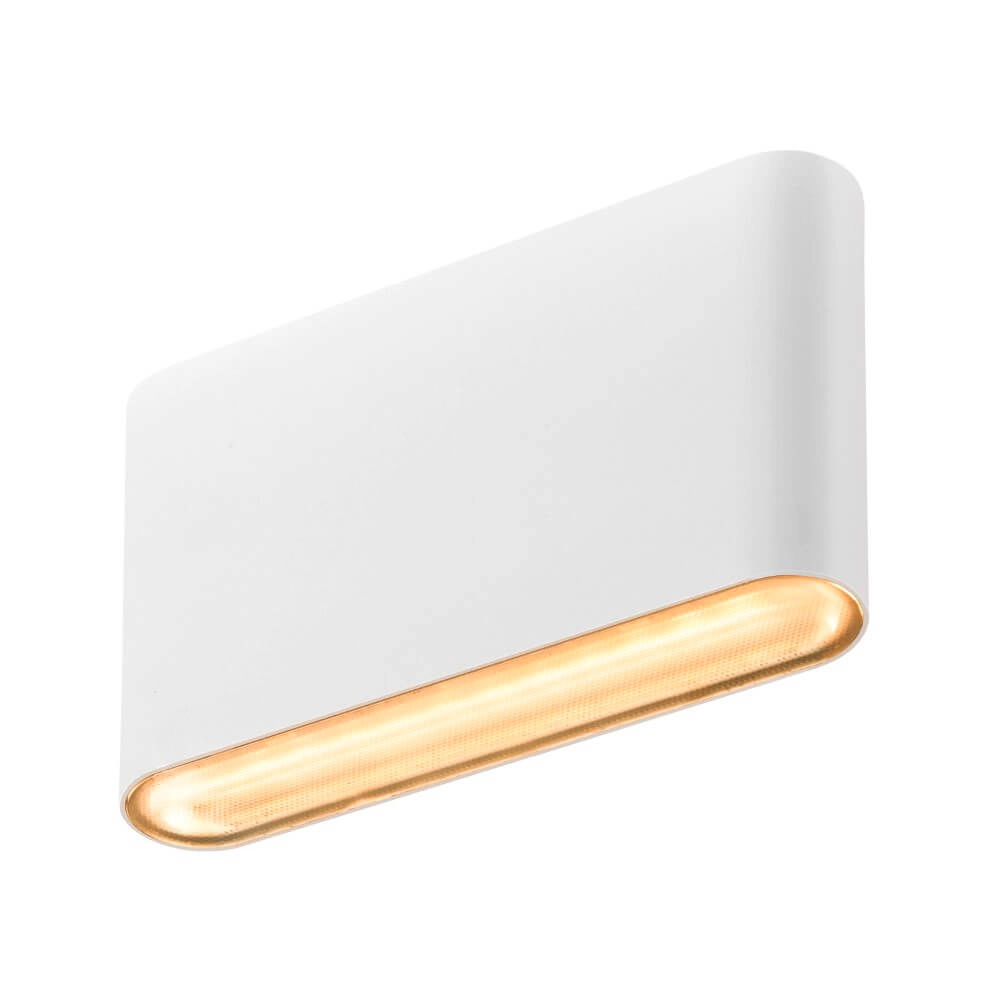 Led muurspot Oval 14 Up & down - wit