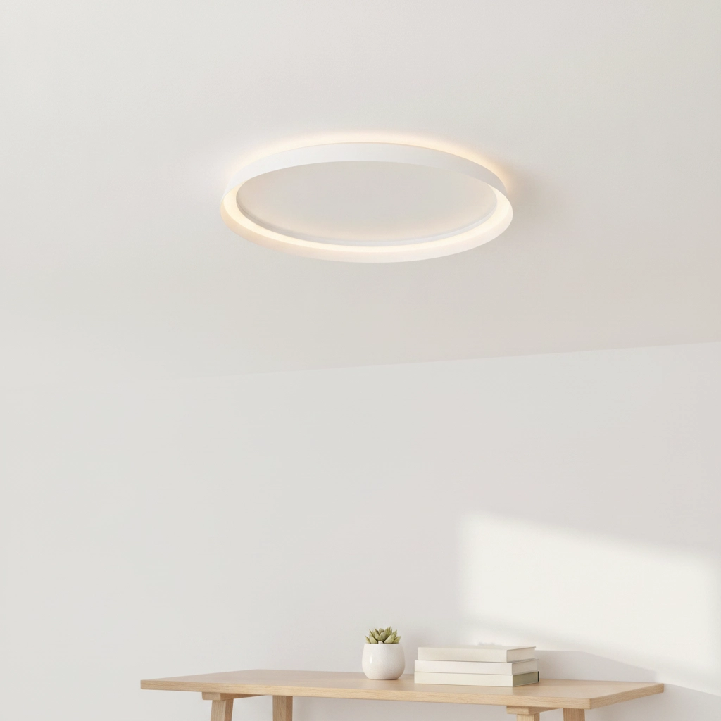 Design plafonniere Ormi Ø 60cm wit