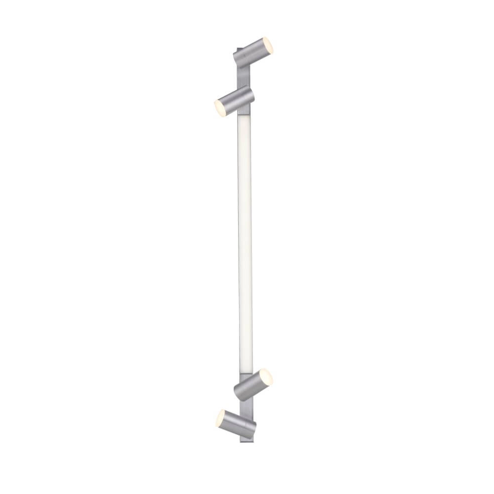 Strakke plafondlamp Pure Lines Spot aluminium Paul Neuhaus 4012248366370
