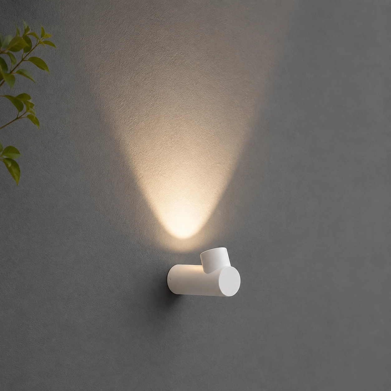 Witte wandlamp Brice design