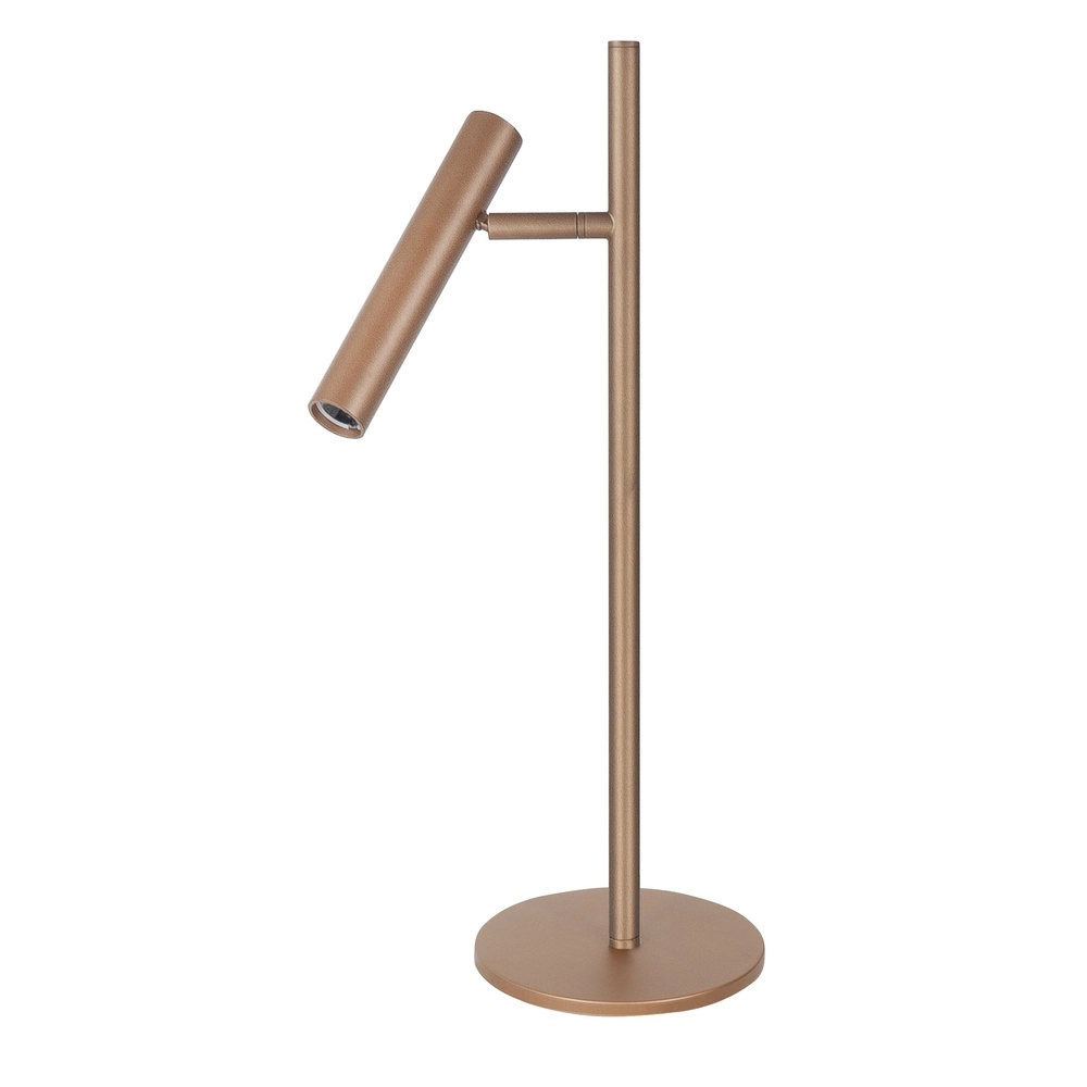 Design tafellamp Piero koper brons