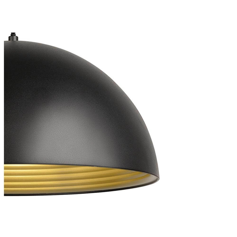Design hanglamp Forchini M 40 zwart met goud Ø 40cm SLV 4024163298636