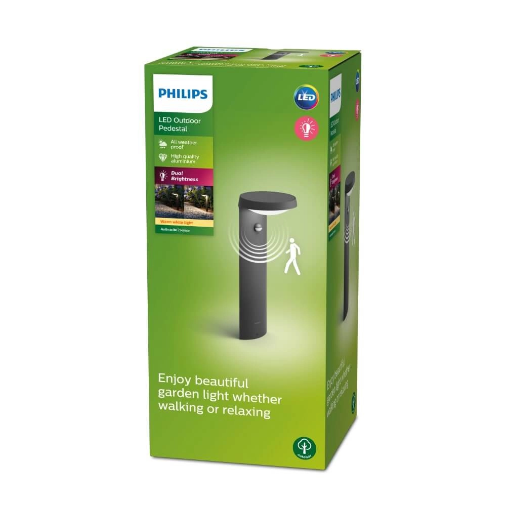 Lantaarn Rosemarie antraciet Philips 8719514476851