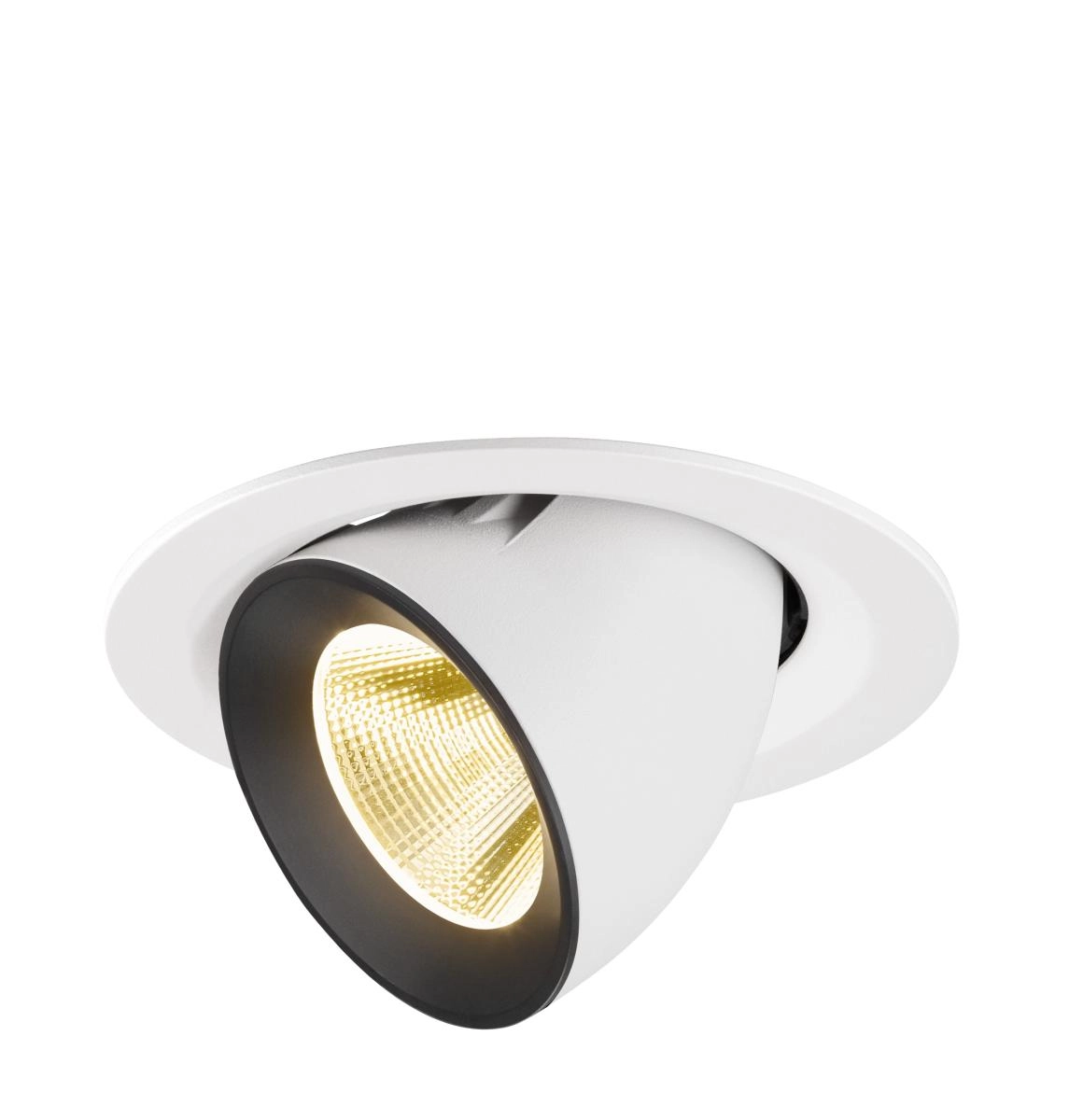 Inbouwspot Numinos Gimble M wit/zwart 3000K - 20gr