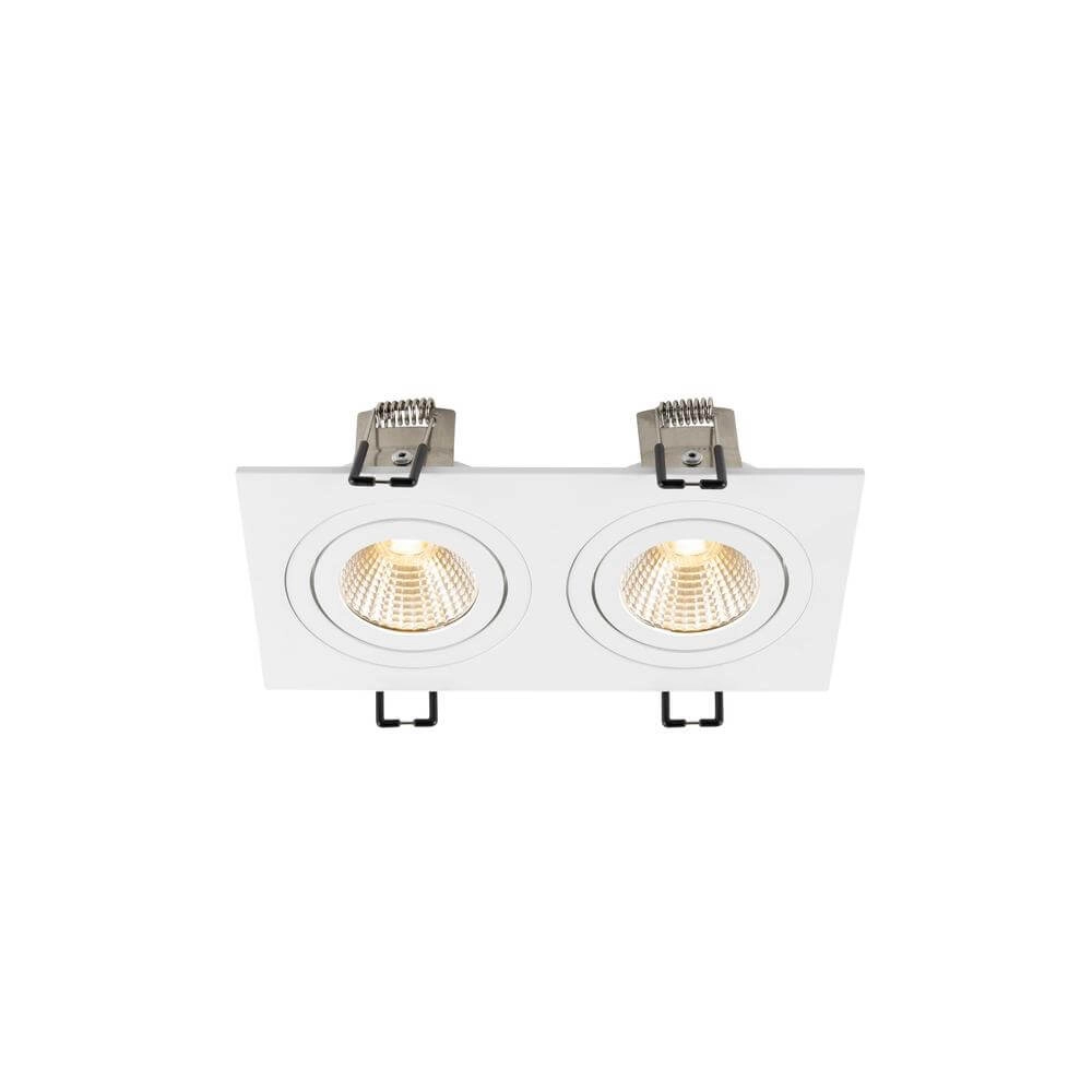 Witte inbouwspot New Tria 155 2x Led 2700K SLV 4024163297080