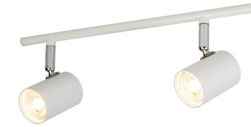 Witte plafondspot Rollo Searchlight 5053423098456