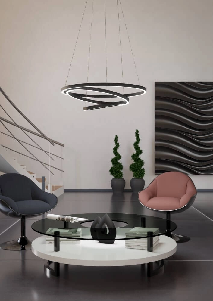Hanglamp Zigbee Lobinero-Z zwart Eglo 9008606244157