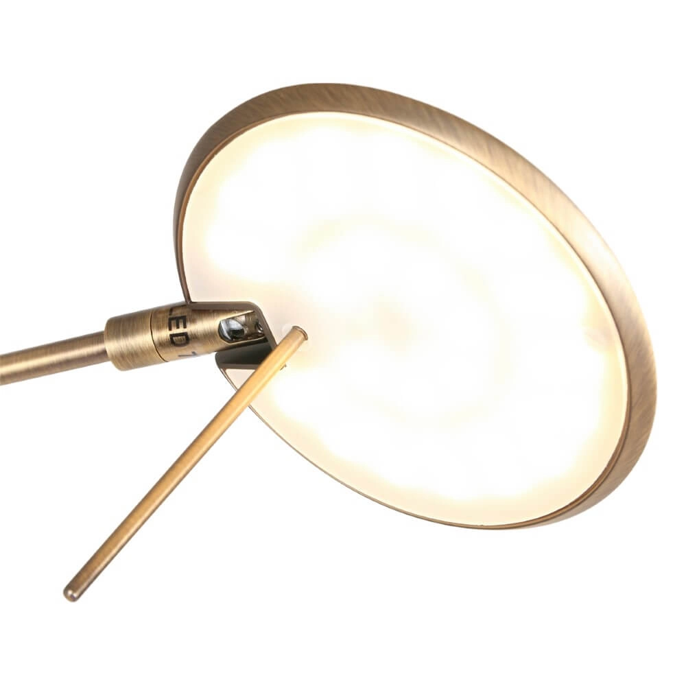 Messing leeslamp Zodiac LED voor aan de wand Steinhauer 8712746127355