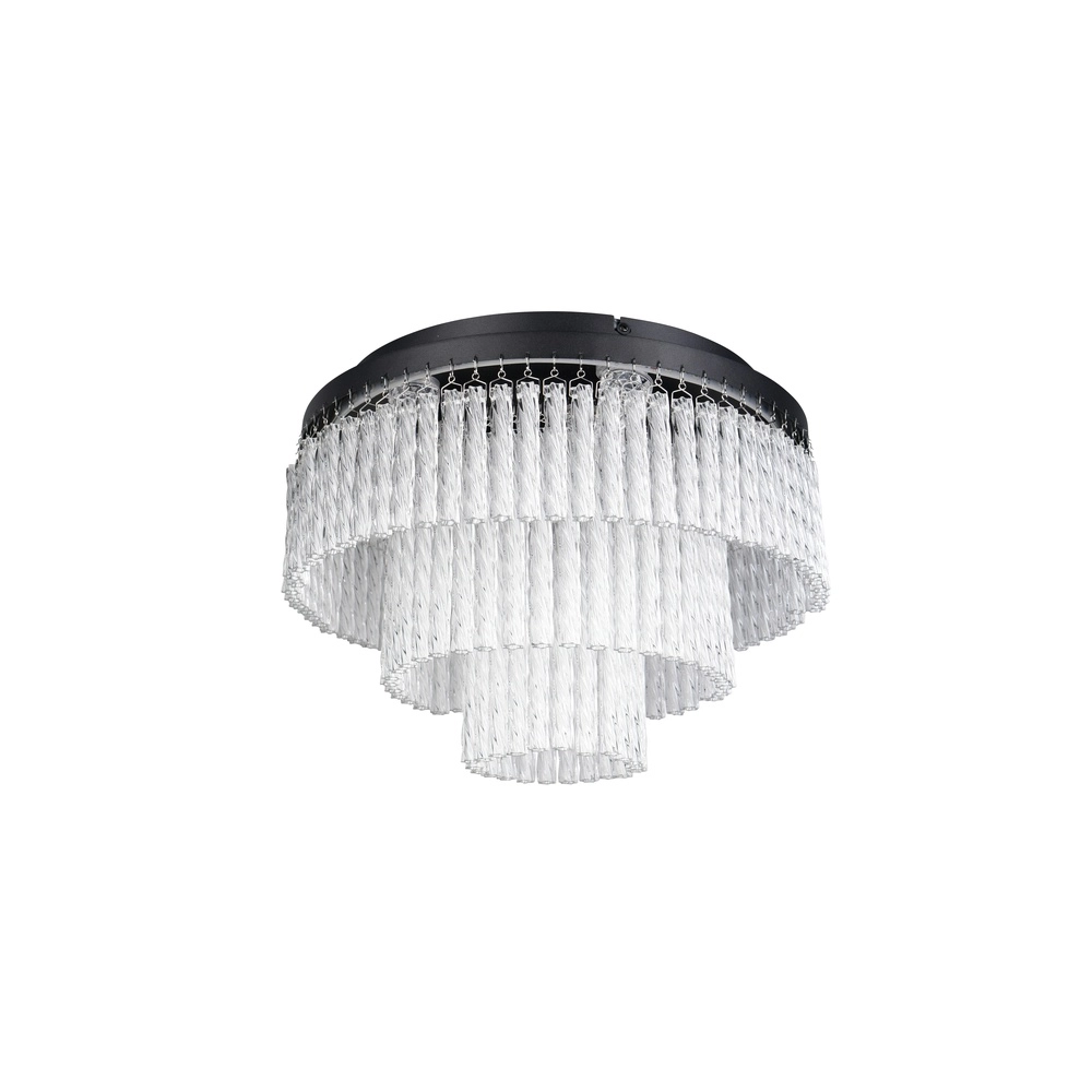Design plafondlamp Vono zwart Trio 4017807682236