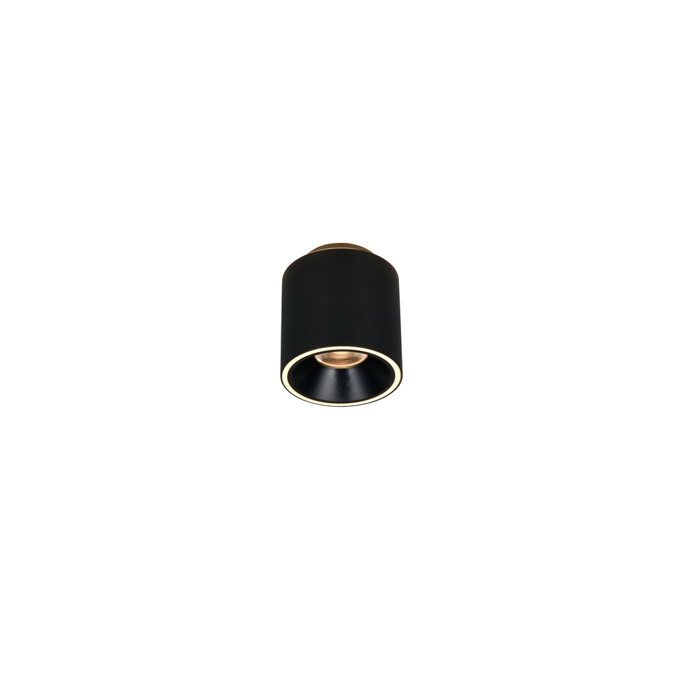 Opbouwspot Annapurna Ø 9cm zwart