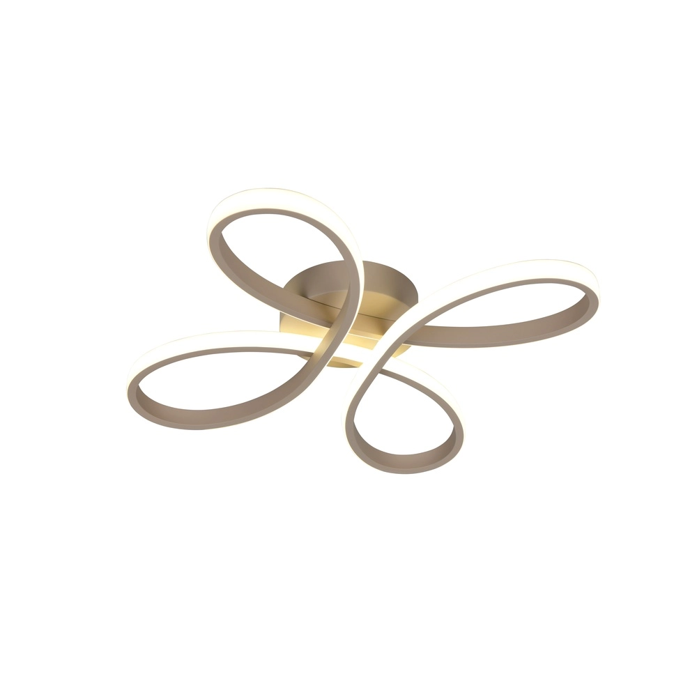 Plafondlamp Fly 40cm zand bruin