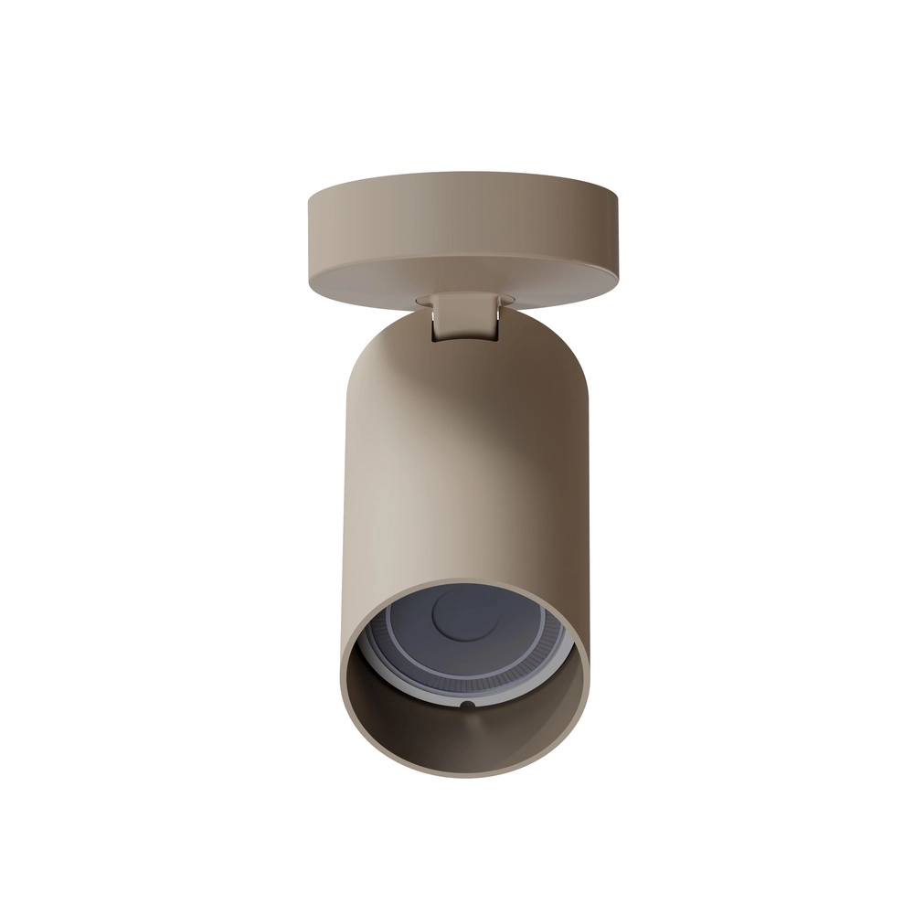 Opbouwspot Mono rond zand bruin Lyora 5903139125345