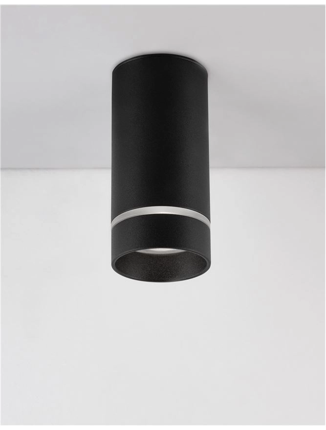 Design plafondspot Esca zwart