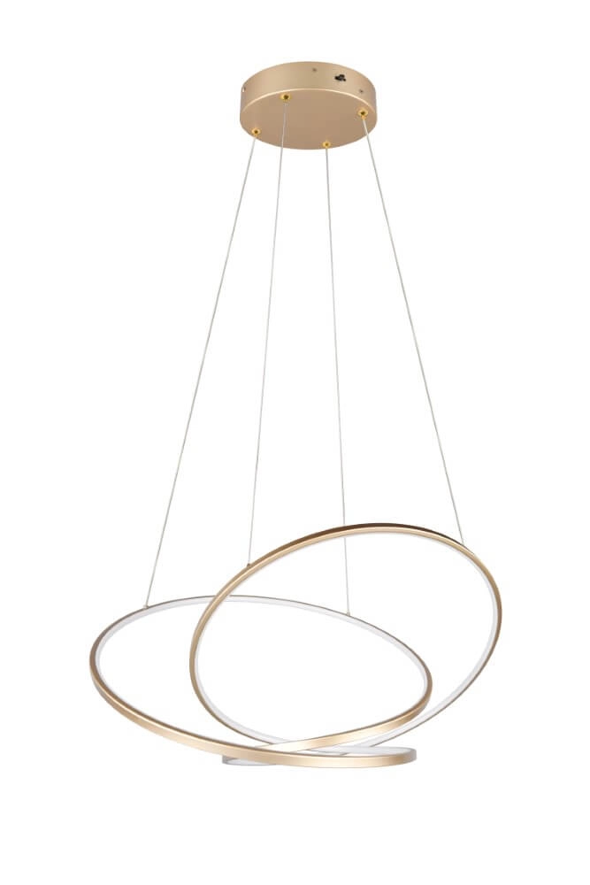 Vide hanglamp Darvin goud - 75cm Trio 4017807616071