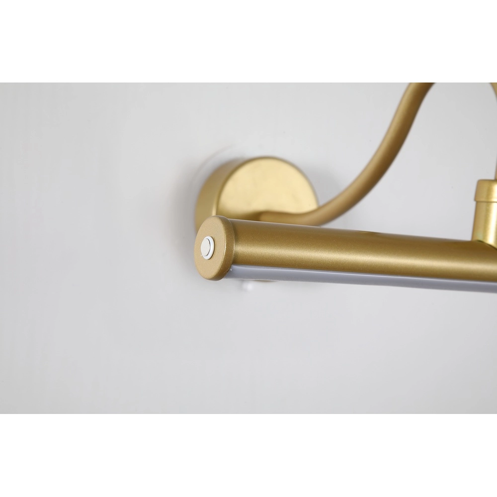 USB Oplaadbare schilderijlamp Vigo goud Searchlight 5053423298405