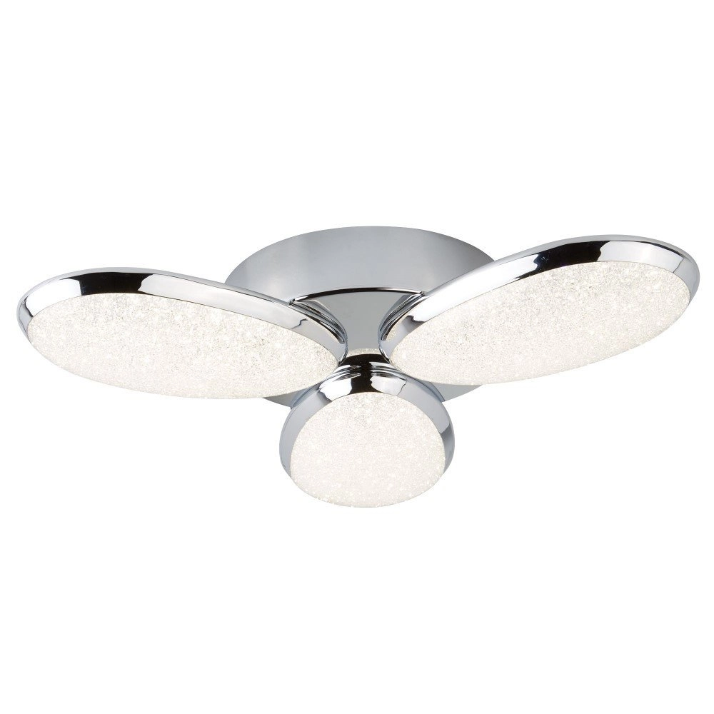Plafondlamp Lori 3-lichts grijs