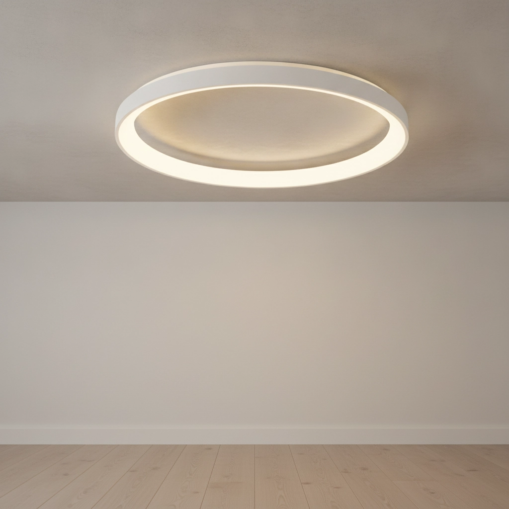Design plafonniere Pertino Ø 58cm wit