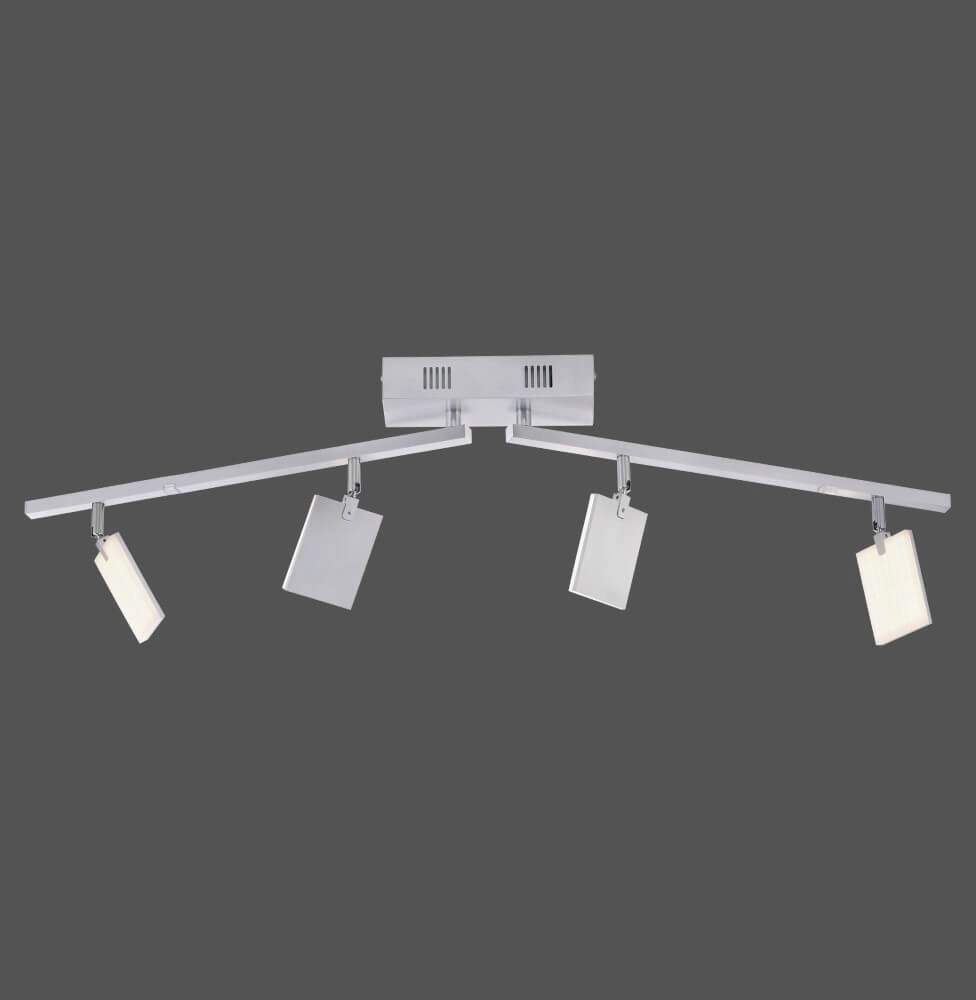 Plafondlamp Pure Mira 4-lichts aluminium Paul Neuhaus 4012248358870