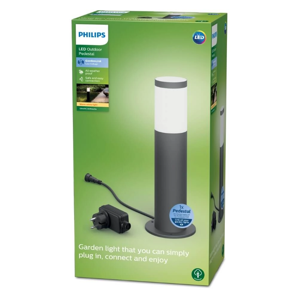 Lantaarn Utrecht antraciet Philips 8719514477230