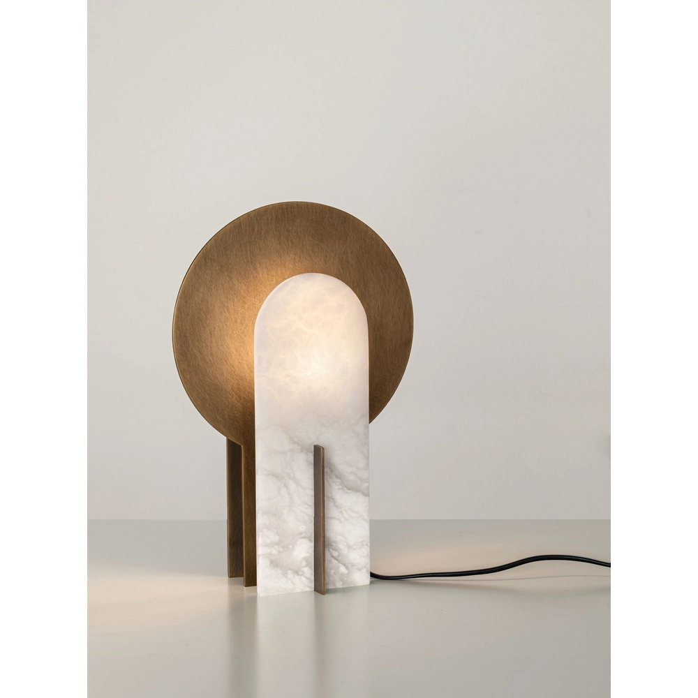 Design tafellamp Aviel antiek messing Lyora 5212063503809