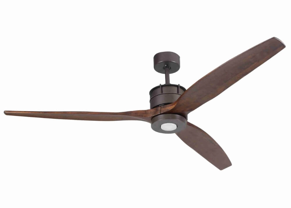 Houten plafondventilator met brons Airfusion Akmani Ø 152cm Beacon 9333509224280