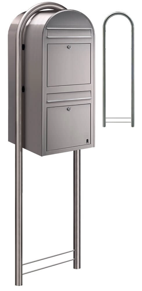 Brievenbus Duo i RVS Bobi 6417237014115