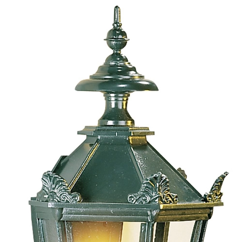 Nostalgische buitenlamp Oxford 11 met kronen - zwart KS verlichting 8714732120241