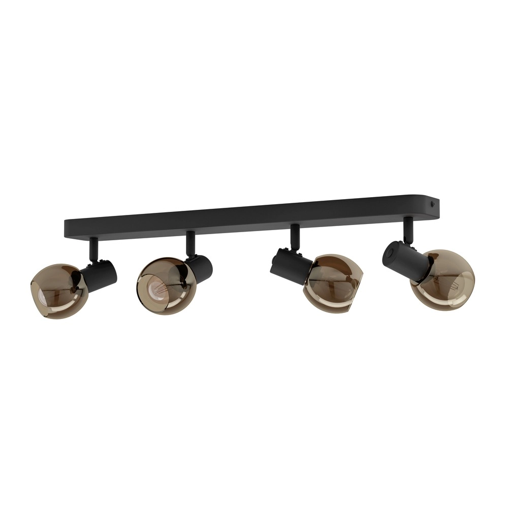 Plafondlamp Castellazo 4-lichts zwart Eglo 9008606392117