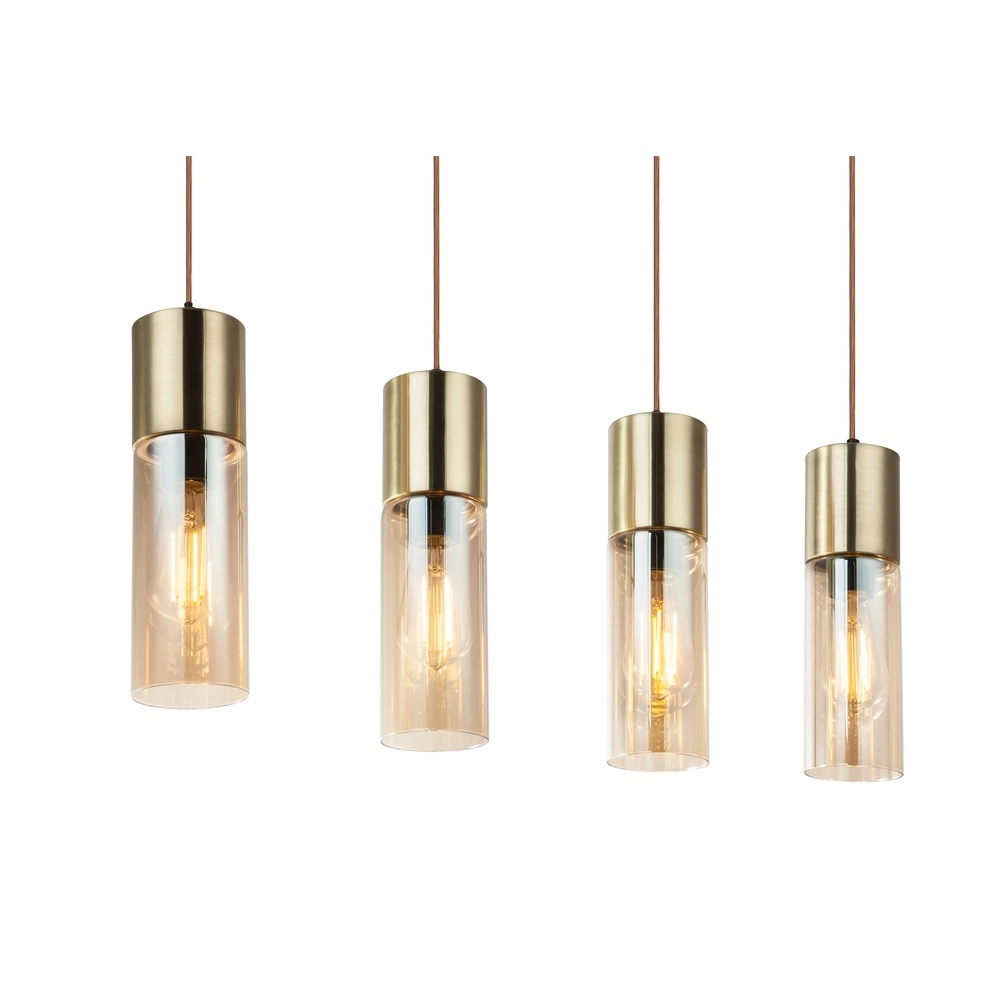 4-lichts hanglamp Annika goud design Globo 9007371370214