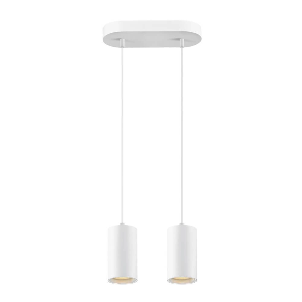 Pendel hanglamp Asto Tube wit 2x GU10