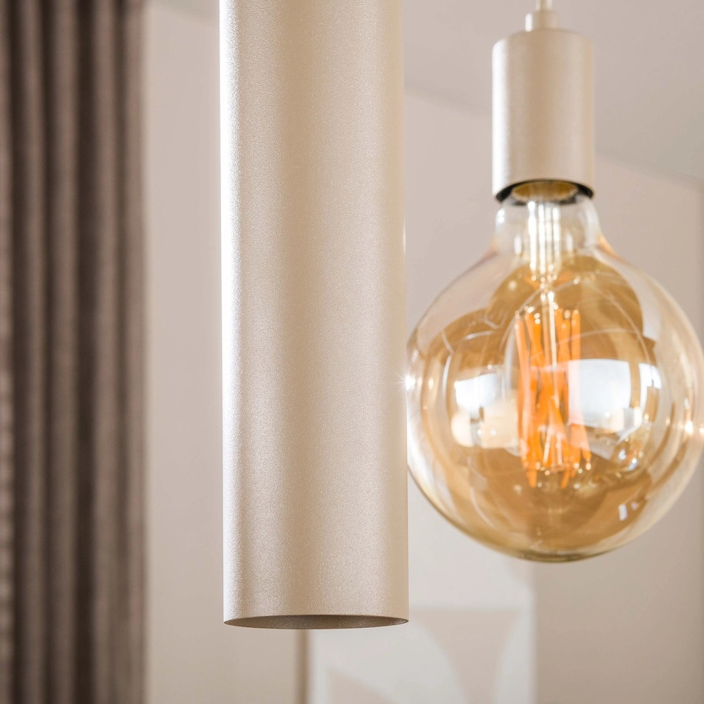 Design hanglamp Senso 9-lichts zand bruin Lyora 8716803515031