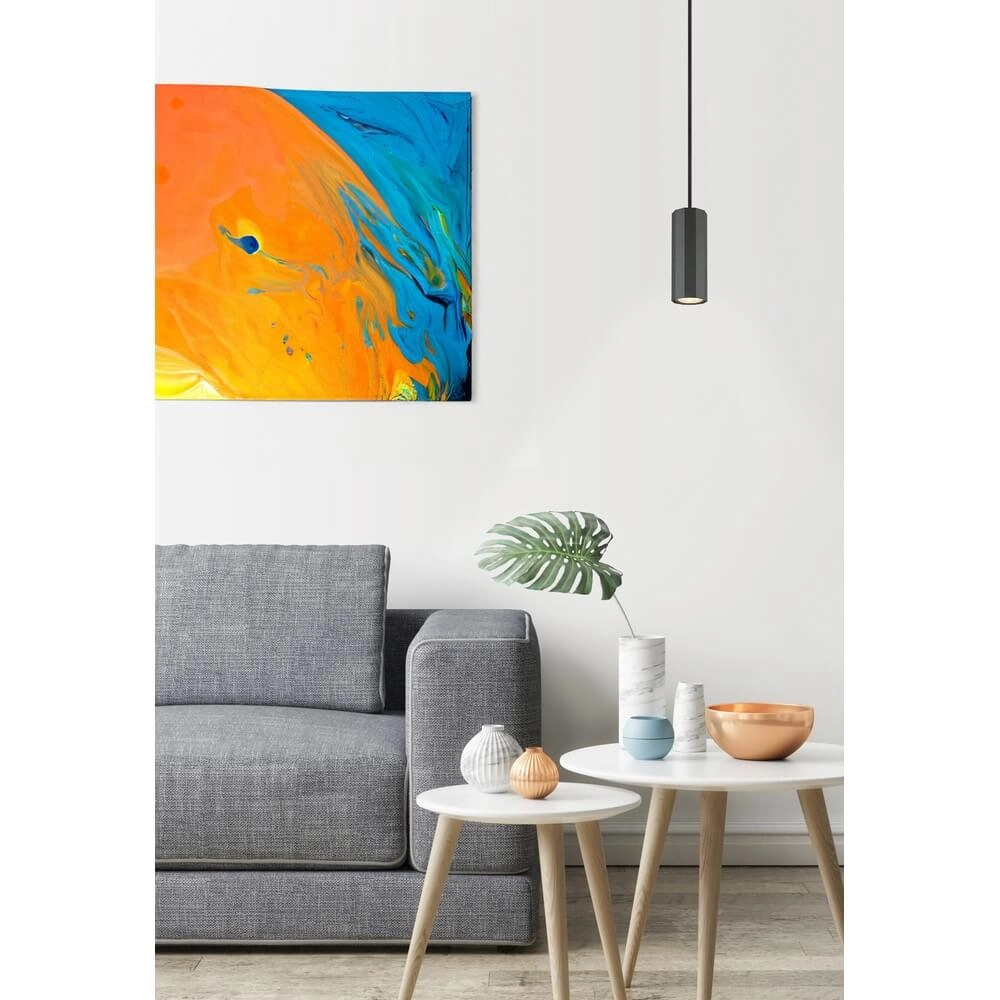 Grijze hanglamp James enkel Globo 9007371459841