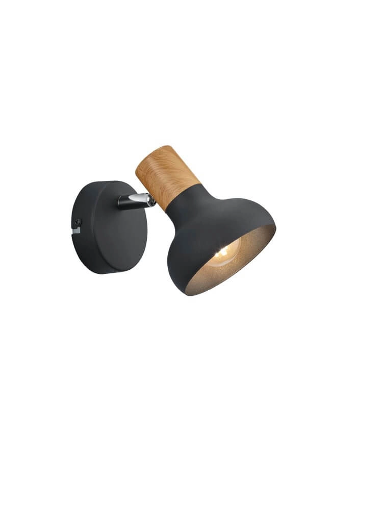 Wandlamp Latika zwart