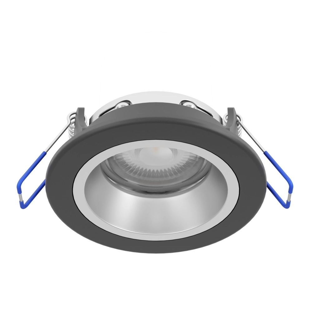 Inbouwspot smart Yebra-Z zwart met zilver