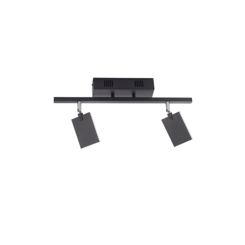 Plafondlamp Pure Mira 2-lichts zwart Paul Neuhaus 4012248359433
