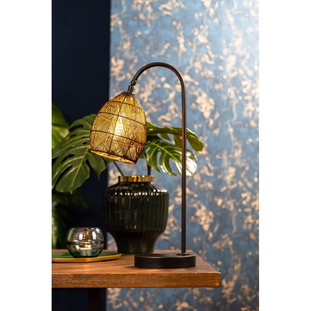 Tafellamp Meya zwart Light & Living 8717807333270