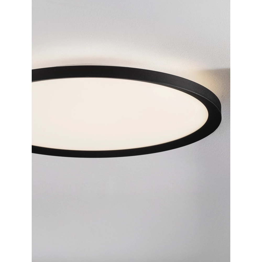 Plafonniere Aoton zwart Ø 40cm Lyora 5212017448705