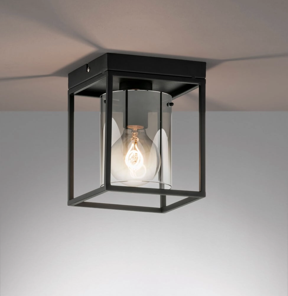 Plafondlamp Samu smoke glas Fischer & Honsel 4003694213035