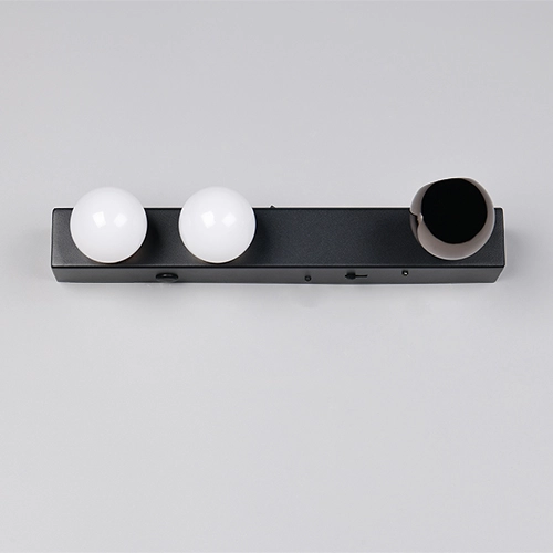 Wandlamp Arpino zwart 30cm Trio 4017807683622