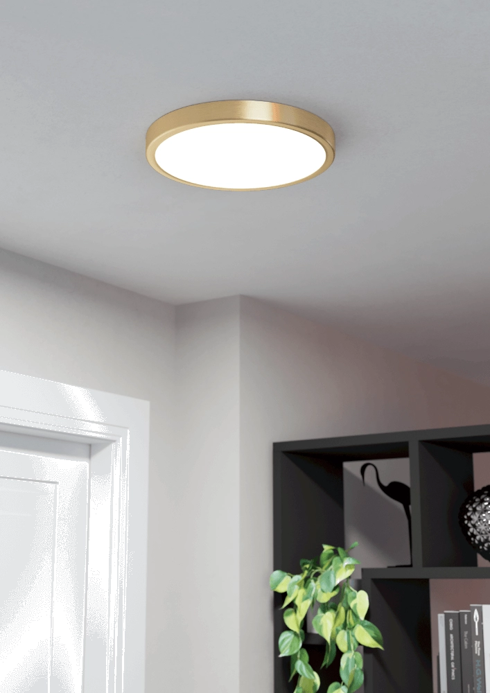 Messing plafondlamp Fueva 5 Ø 28,5cm Eglo 9008606229574