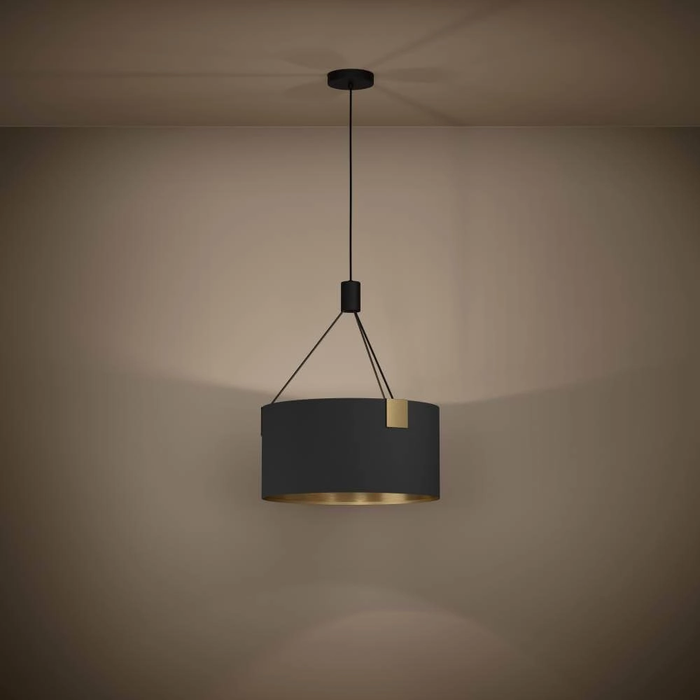 Hanglamp Tortola 1 Ø 45cm - zwart met goud Stars of Light 9002759399641