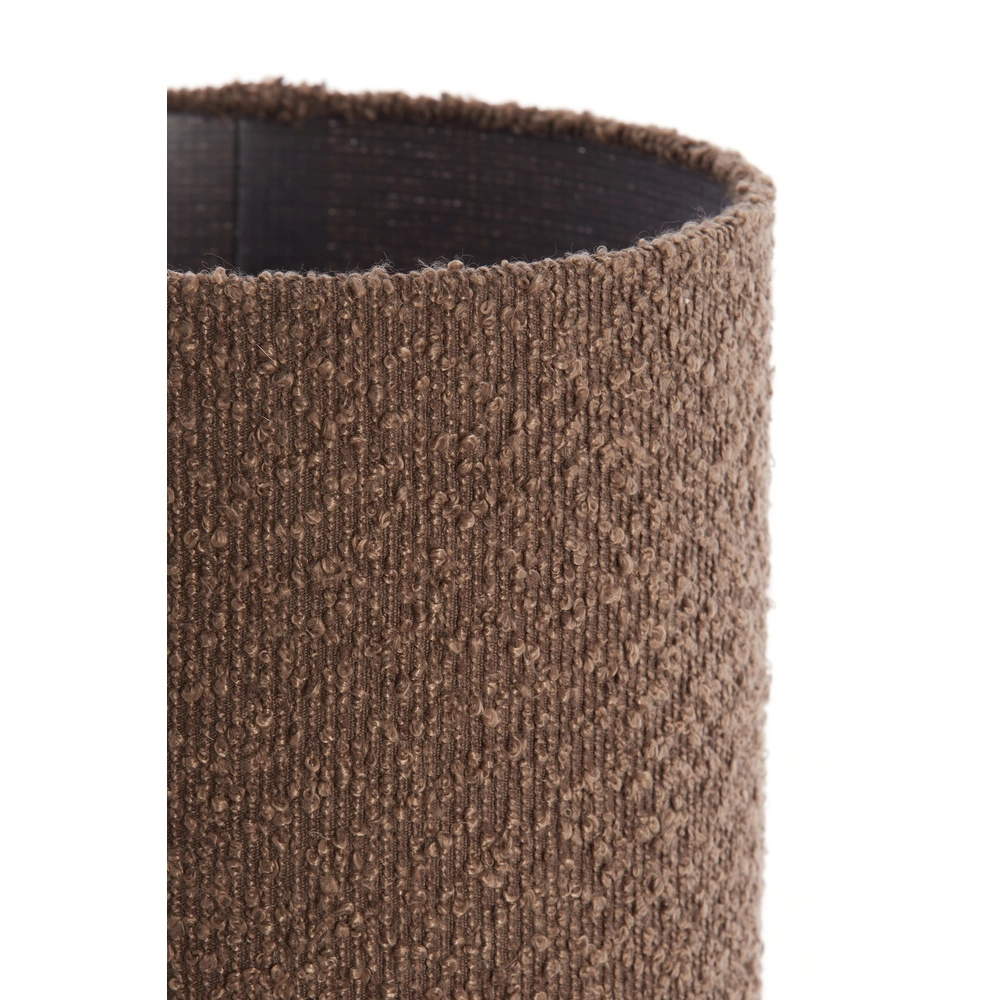 Boucle schemerlamp Micky 58cm - bruin Light & Living 8717807782764