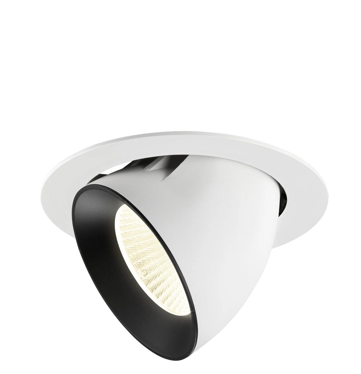 Inbouwspot Numinos Gimble XL wit/zwart 4000K - 40gr
