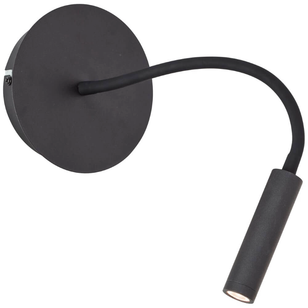 Wandlamp Jutta zwart flexibel