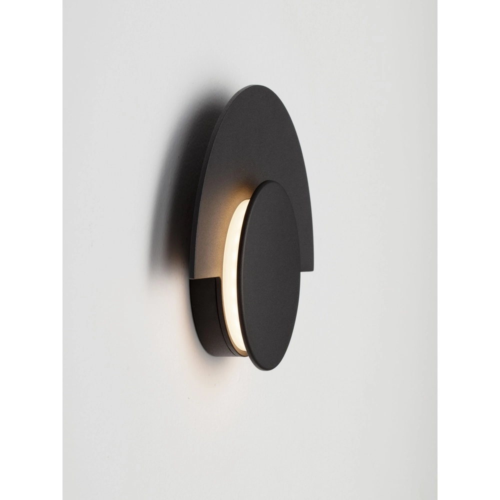 Moderne wandlamp Gloo zwart - 3000K Lyora 5212017497253